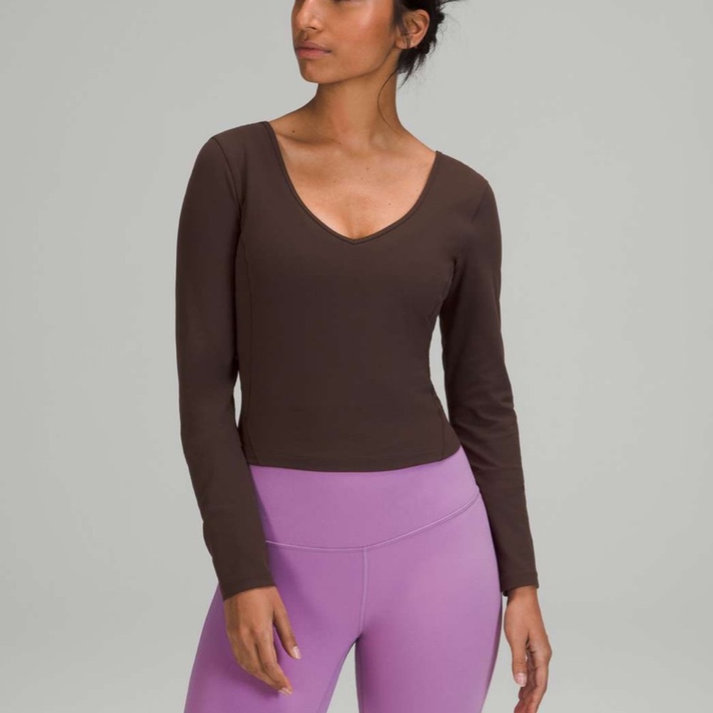 lululemon align long sleeve in french press